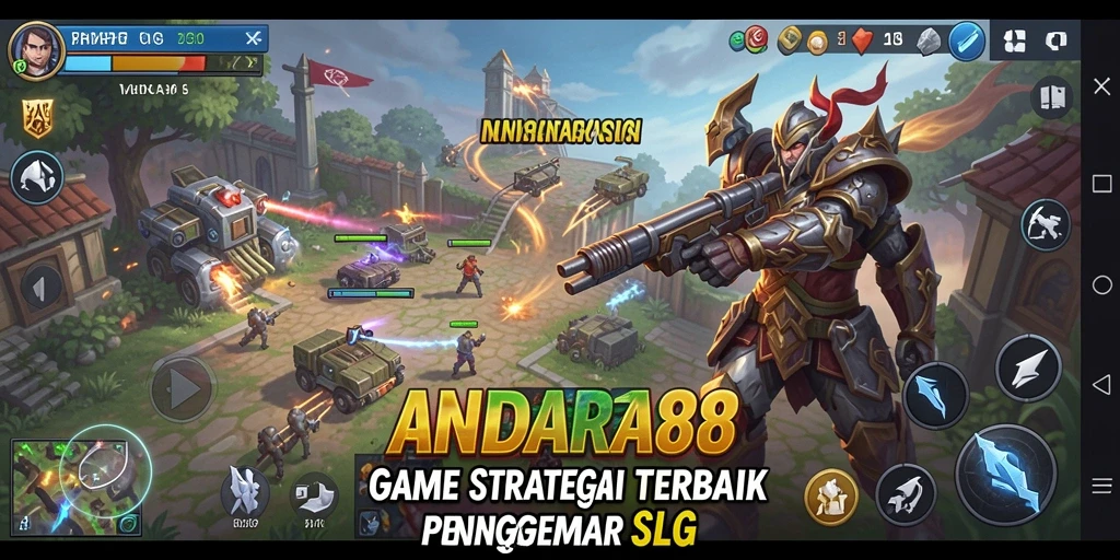 Penampilan seru dari gameplay <strong>ANDARA88</strong> yang menonjolkan strategi SLG.