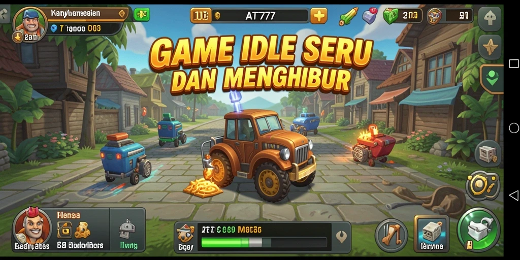 Tangkapan layar dari gameplay menarik AT777 yang menggoda.