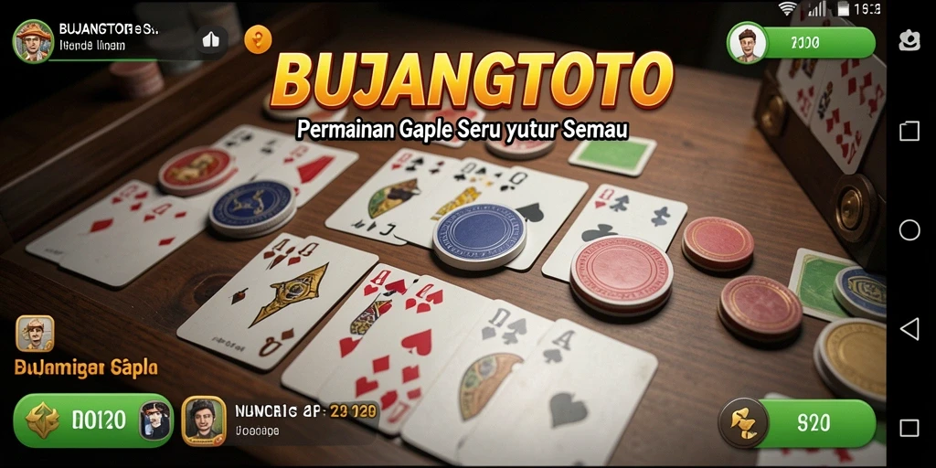 Gameplay seru Gaple dengan fitur interaktif di BUJANGTOTO.