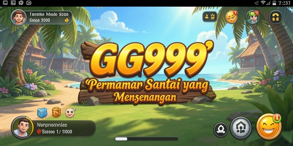 Screenshot GG999 menampilkan gameplay santai yang menghibur.