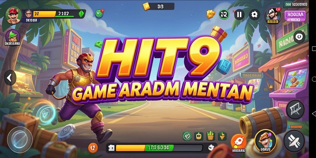 Tampilan gameplay seru dari HIT9 yang menantang dalam kategori Arcade.
