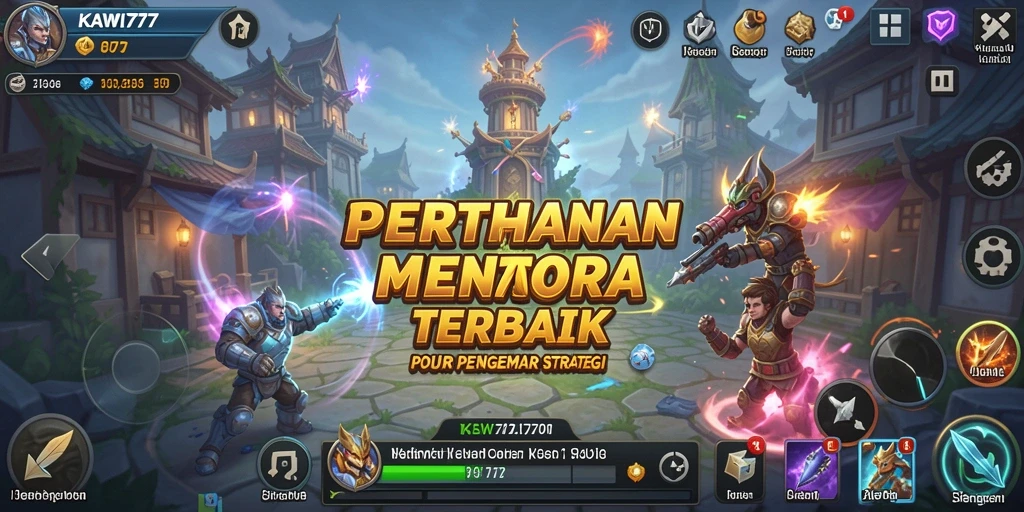 Gameplay KAWI777 yang intens dan strategis di dunia Tower Defense.