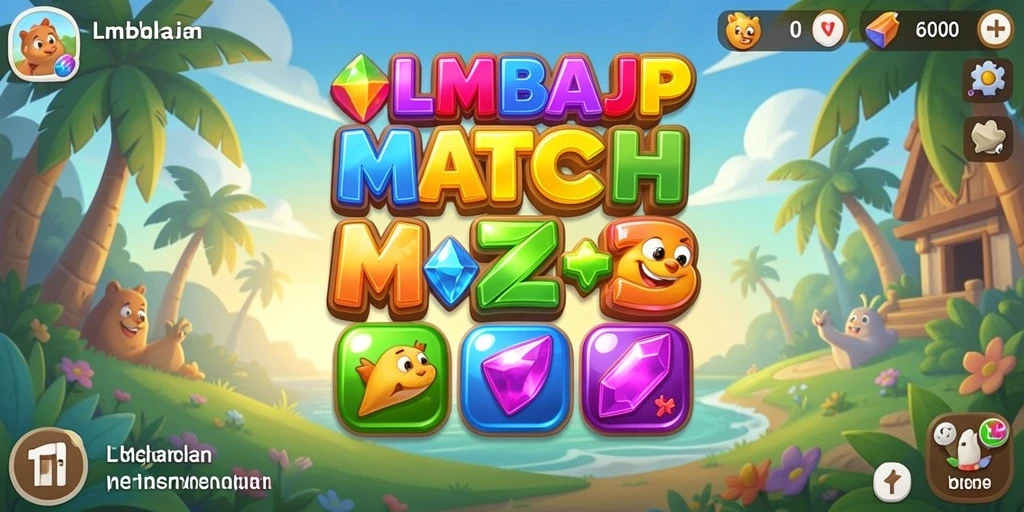 Tampilan gameplay seru LMBAJP dengan momen mencocokkan item.