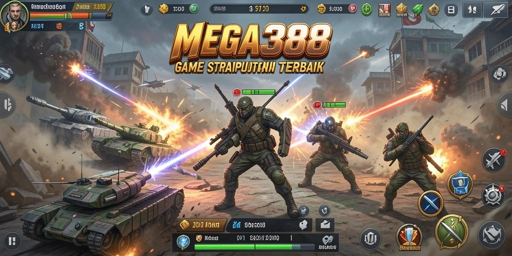 Tampilan gameplay strategis di MEGA388 yang menegangkan.