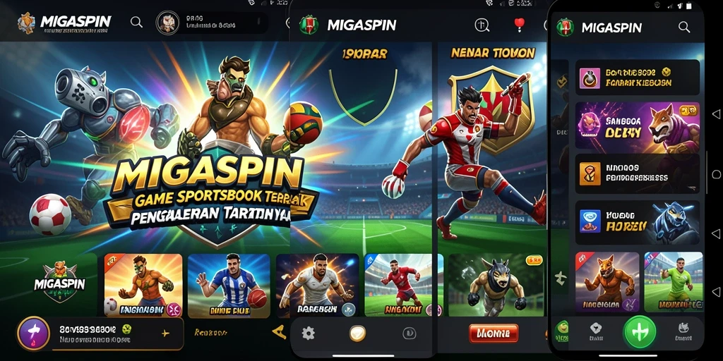 Screenshot gameplay MIGASPIN dengan fitur taruhan yang menarik.