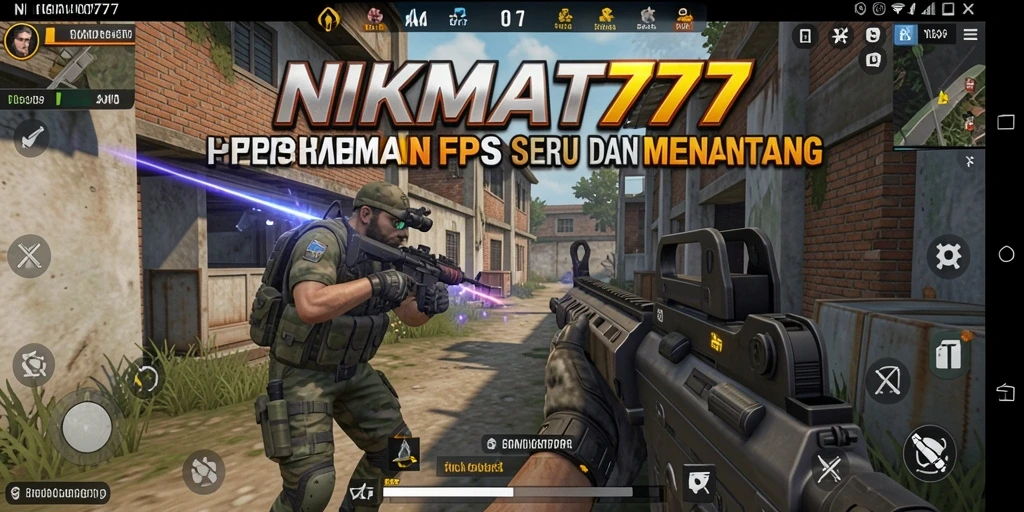 Screenshot gameplay NIKMAT777 menunjukkan aksi tembak-menembak yang mendebarkan.