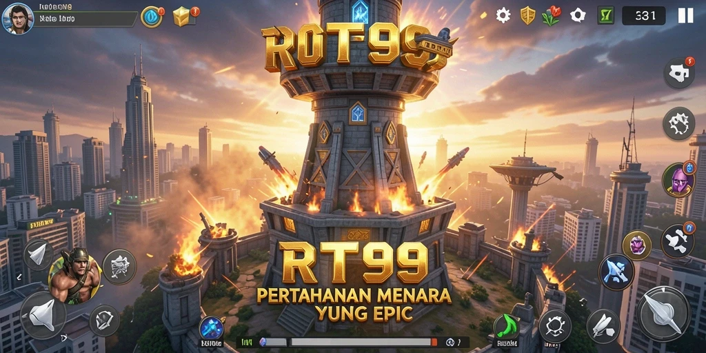Gameplay menarik dari RT99 menampilkan strategi Tower Defense yang seru.