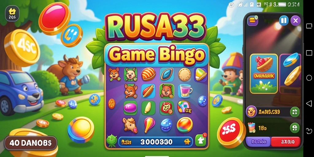 Tampilan gameplay RUSA33 yang menarik dan interaktif dalam permainan Bingo.